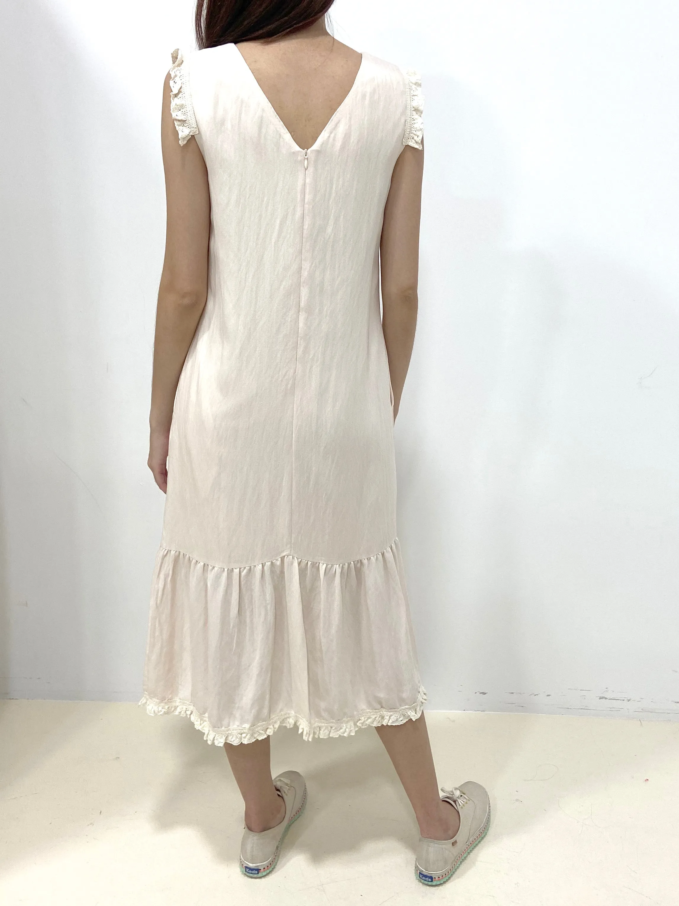 Crochet Frills Maxi
