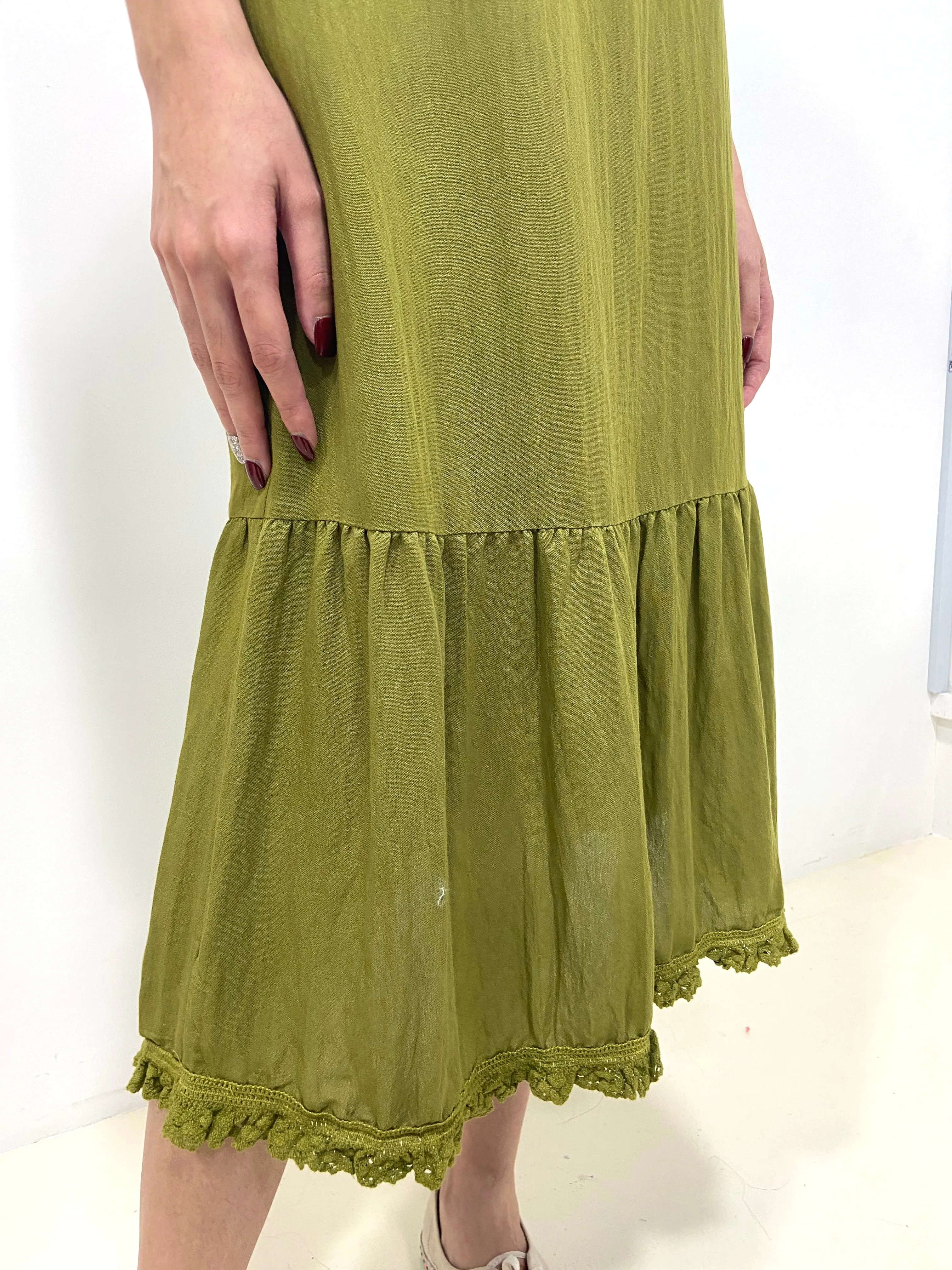Crochet Frills Maxi