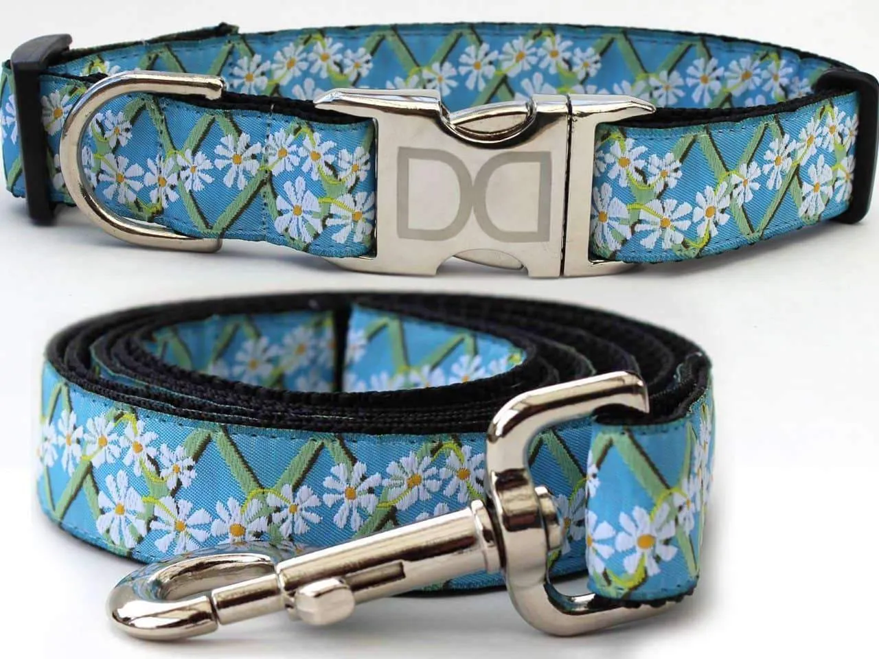 Daisy Dog Collar by Diva Dog (Optional Matching Leash Available)