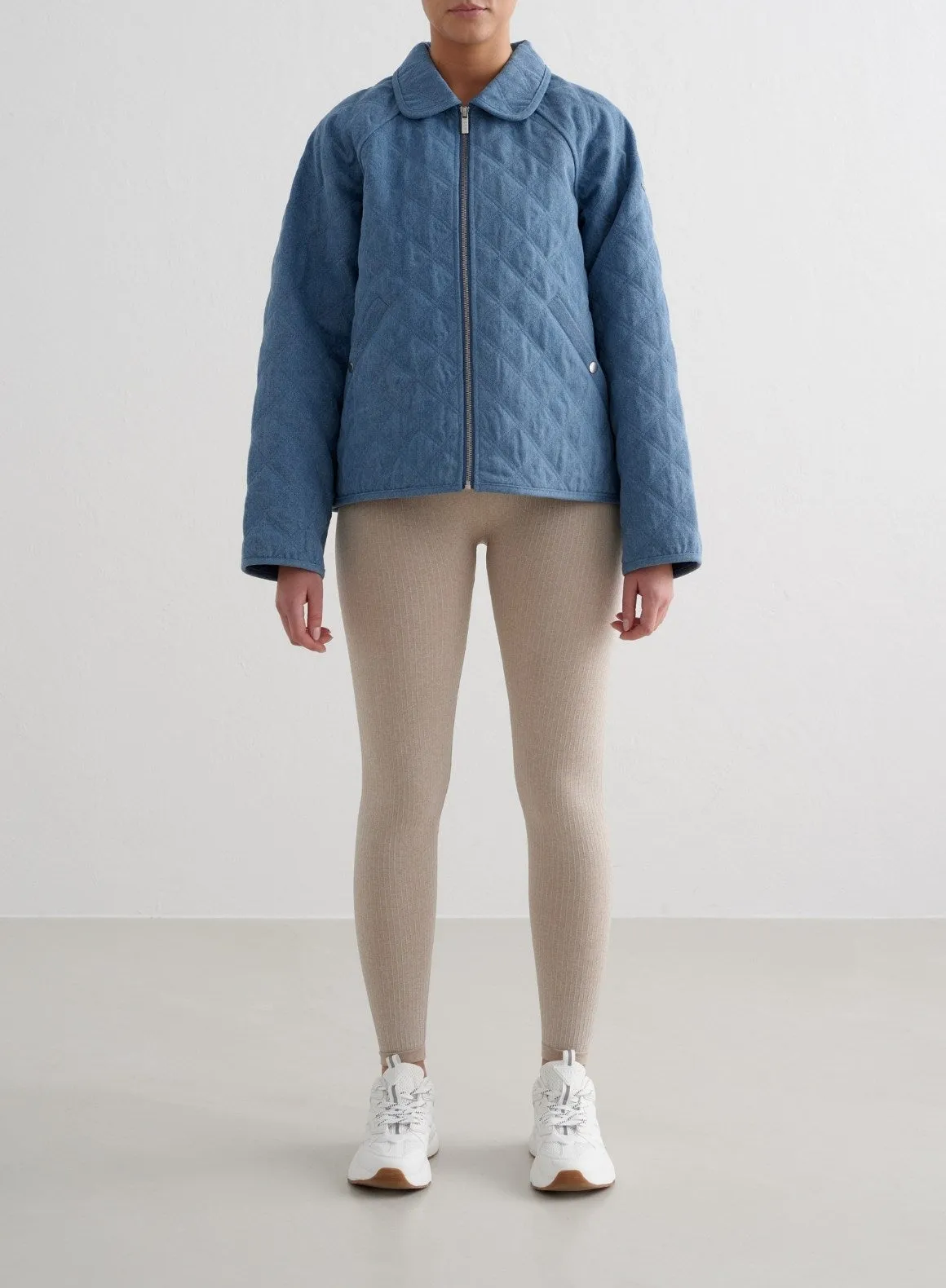 Denim Quilted Jacket