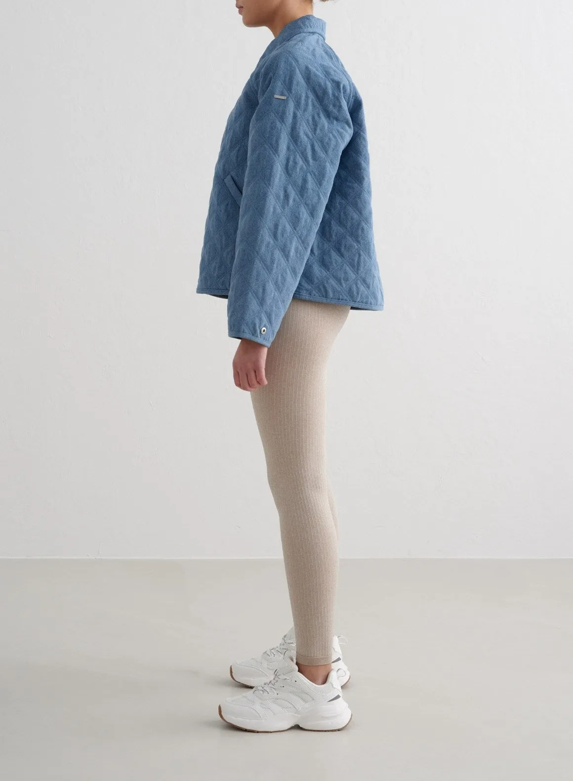 Denim Quilted Jacket