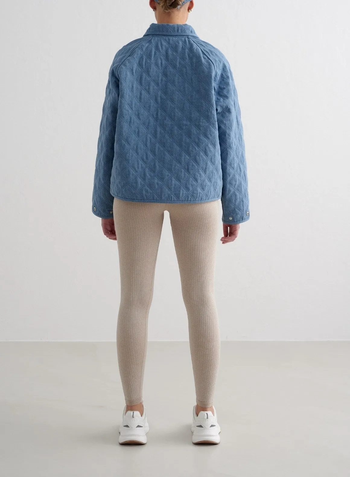 Denim Quilted Jacket