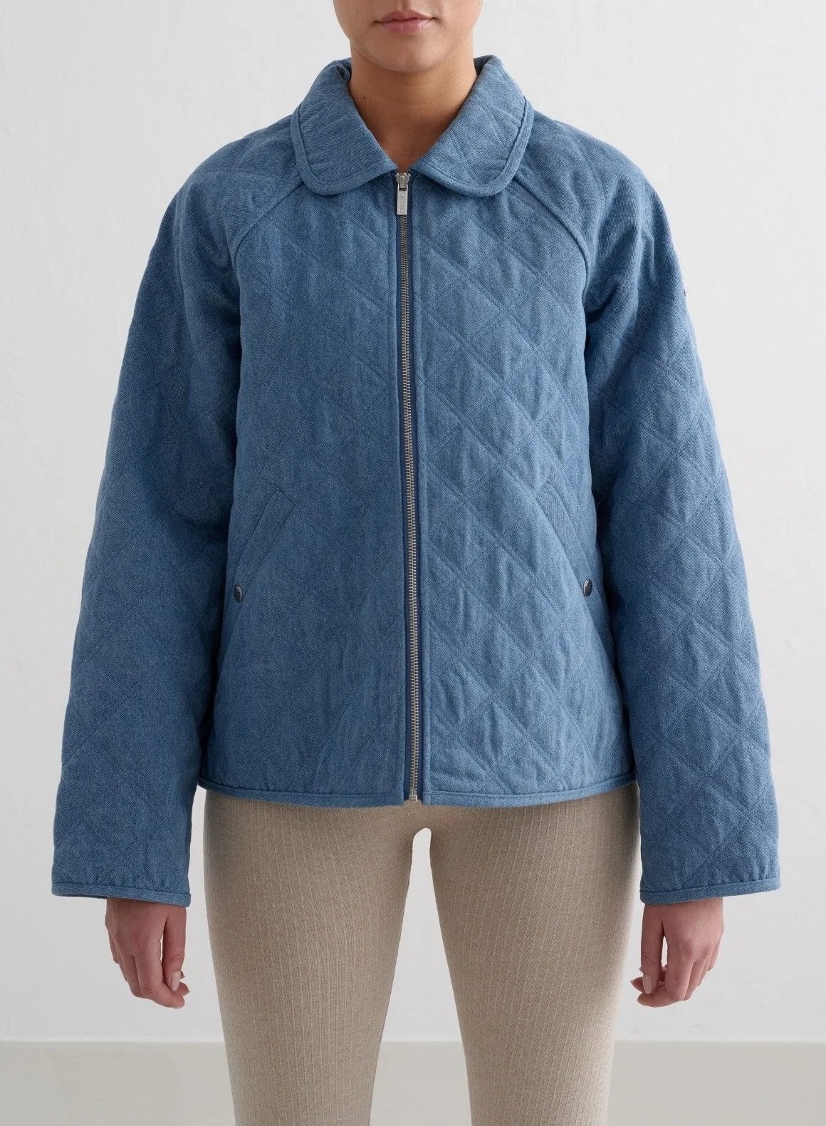 Denim Quilted Jacket