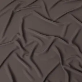 Elegant Taupe Synthetic Stretchable Crepe Fabric â€“ 140 cm Width-D19387