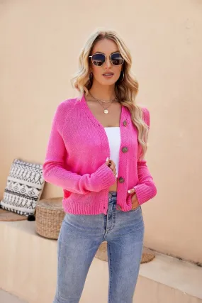 Endless Comfort Cropped Sweater Cardigan