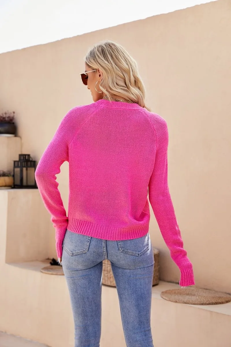 Endless Comfort Cropped Sweater Cardigan