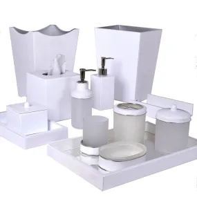 Essentials Basic Enamel Bath Accessories by Mike   Ally