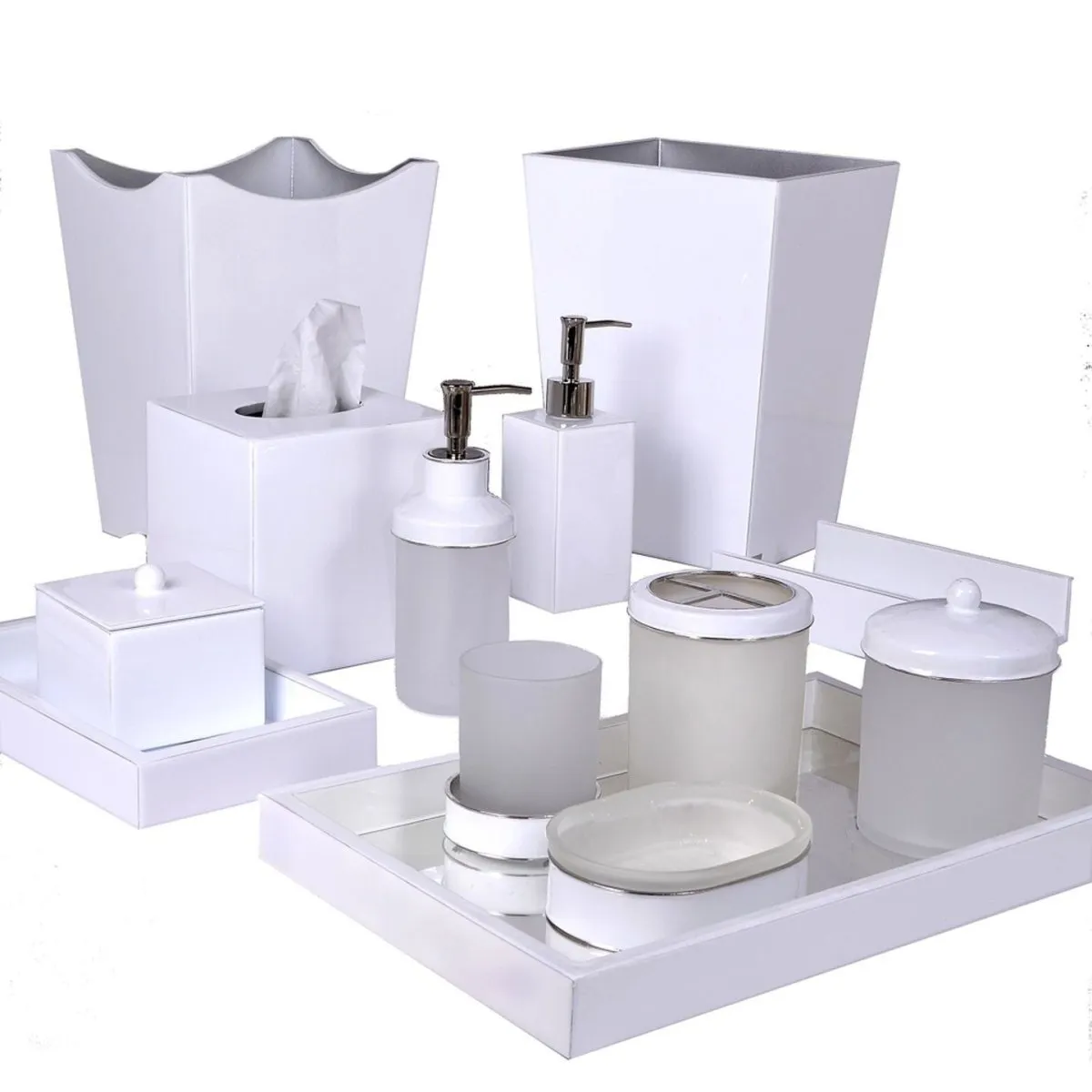 Essentials Basic Enamel Bath Accessories by Mike   Ally