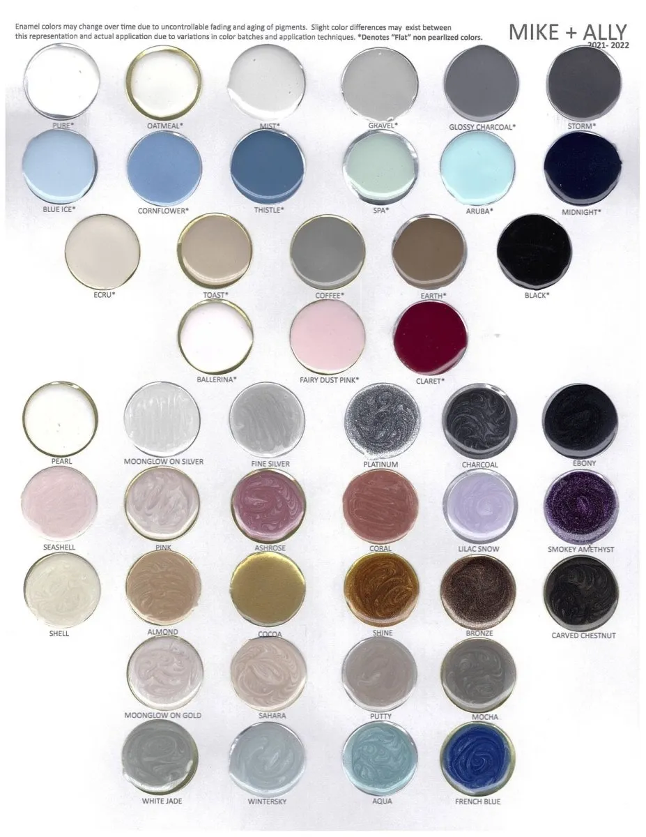 Essentials Basic Enamel Bath Accessories by Mike   Ally