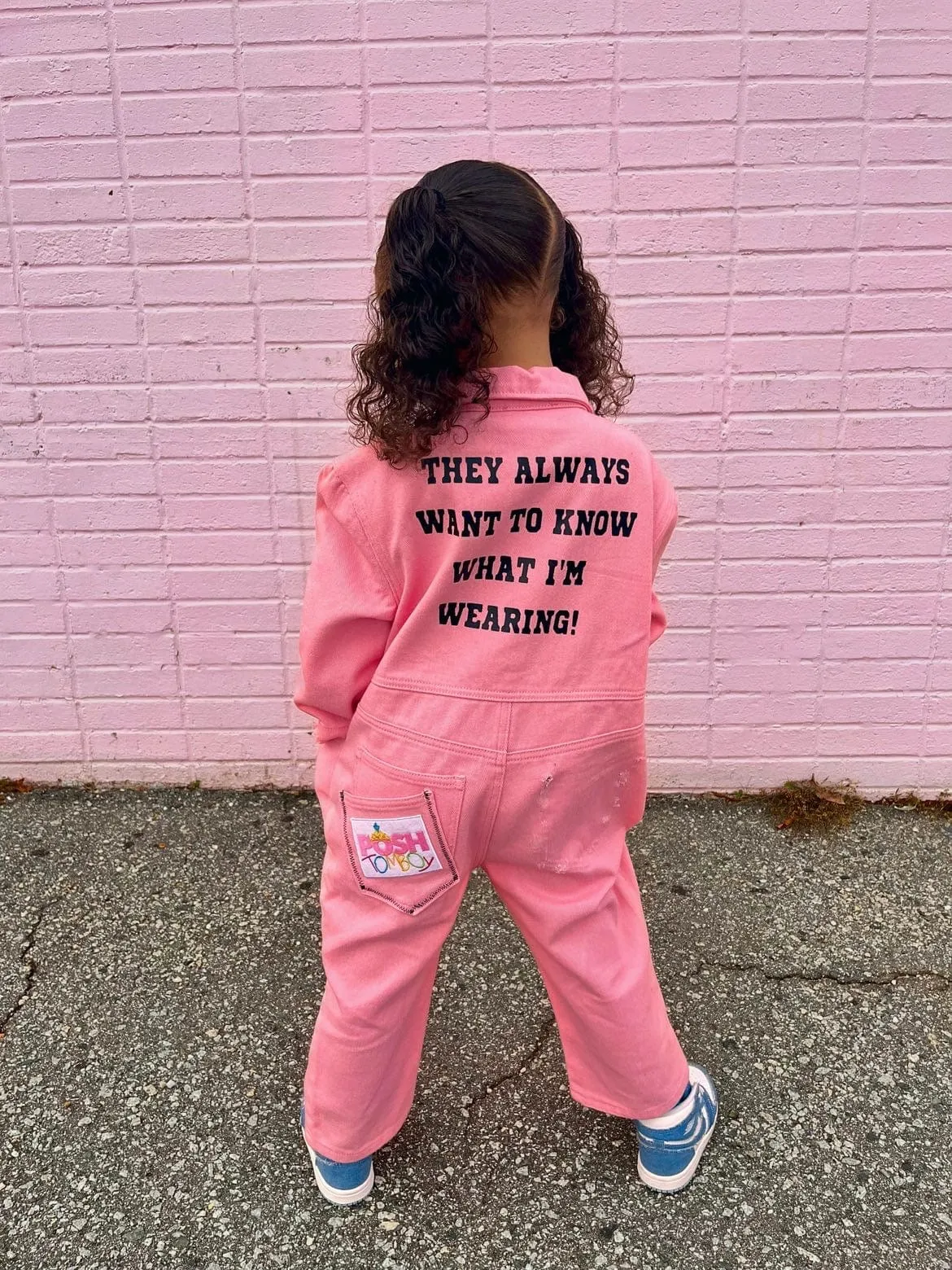 EXCLUSIVE Pink Tommie Maintenance Signature Boiler Suit