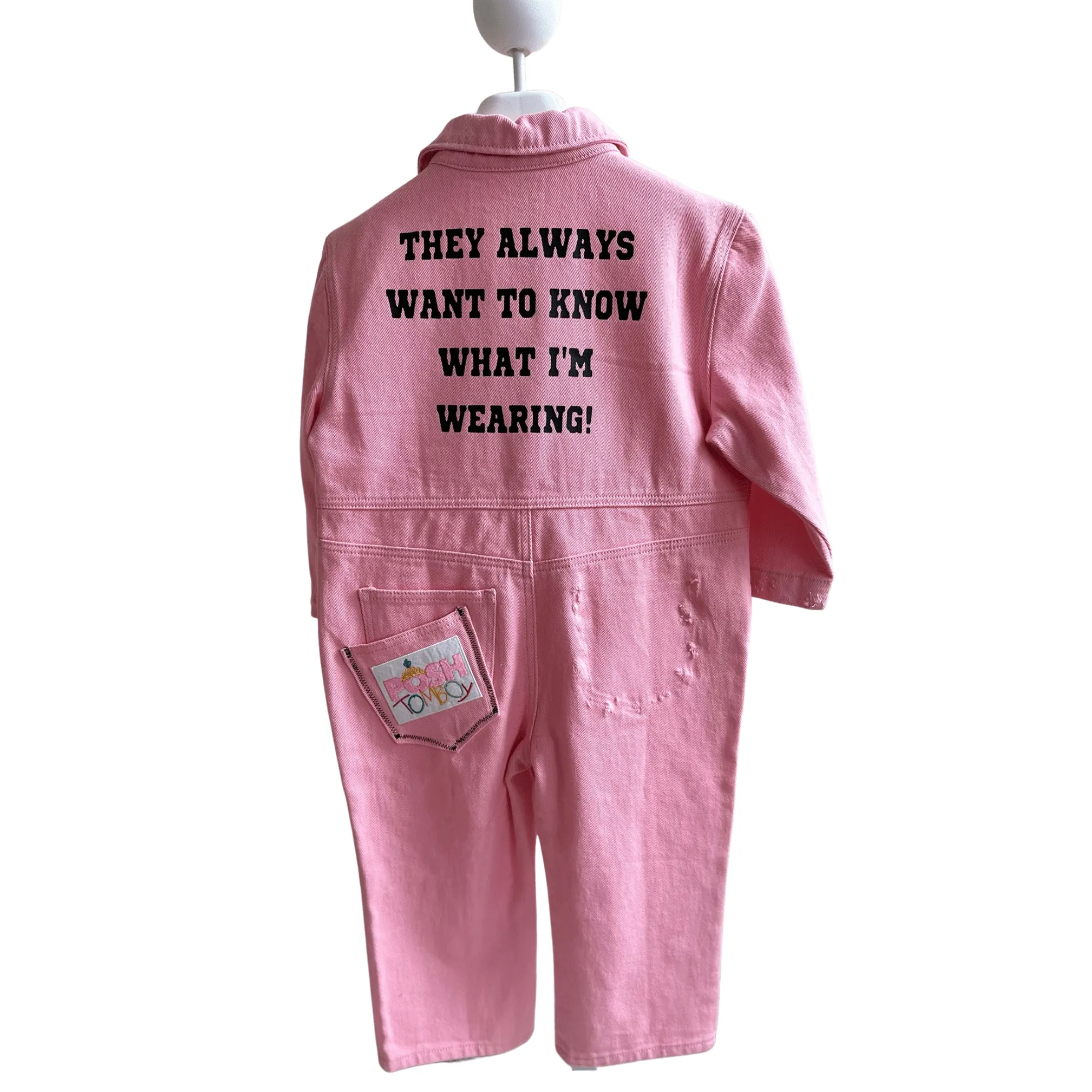EXCLUSIVE Pink Tommie Maintenance Signature Boiler Suit