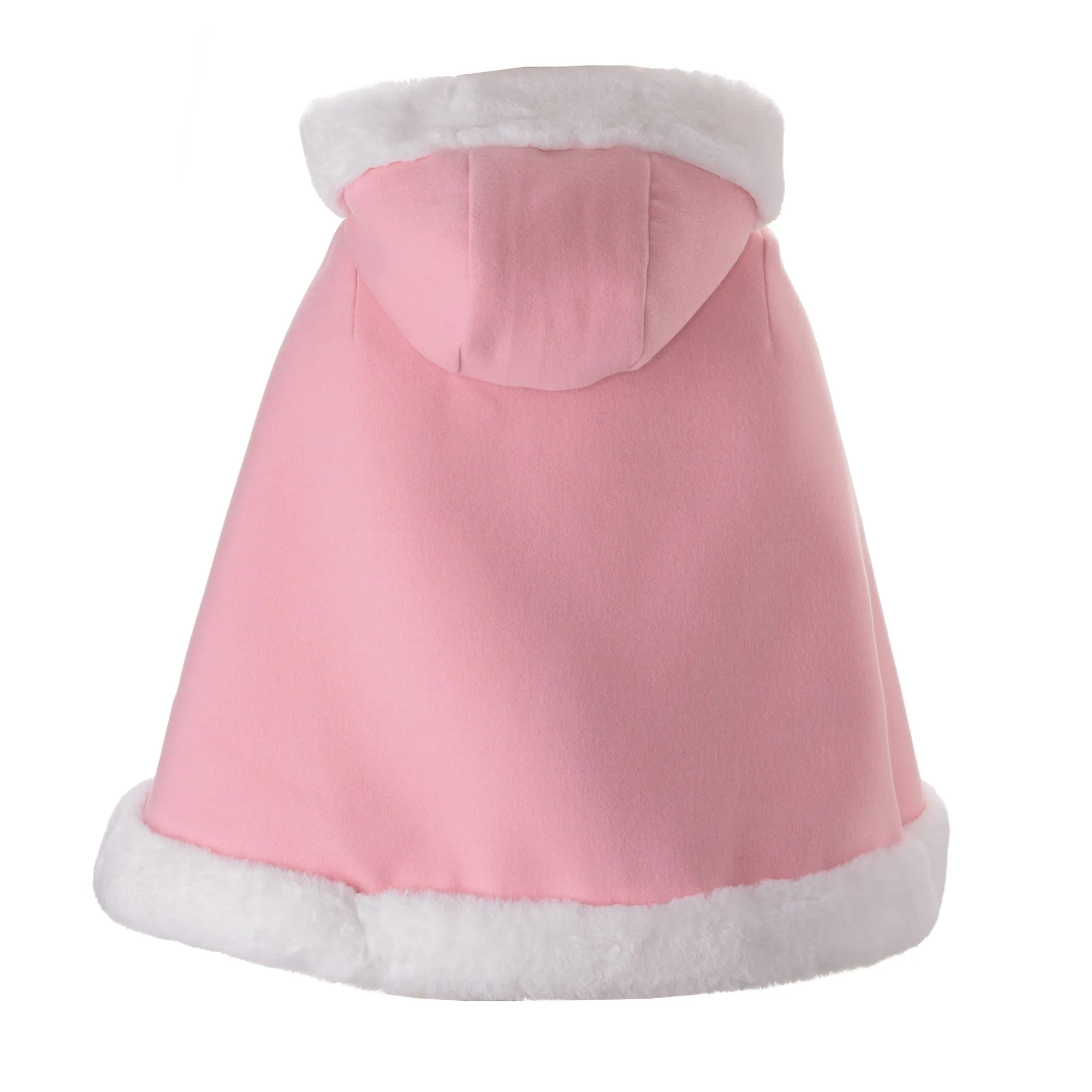 Faux fur Trim Cape