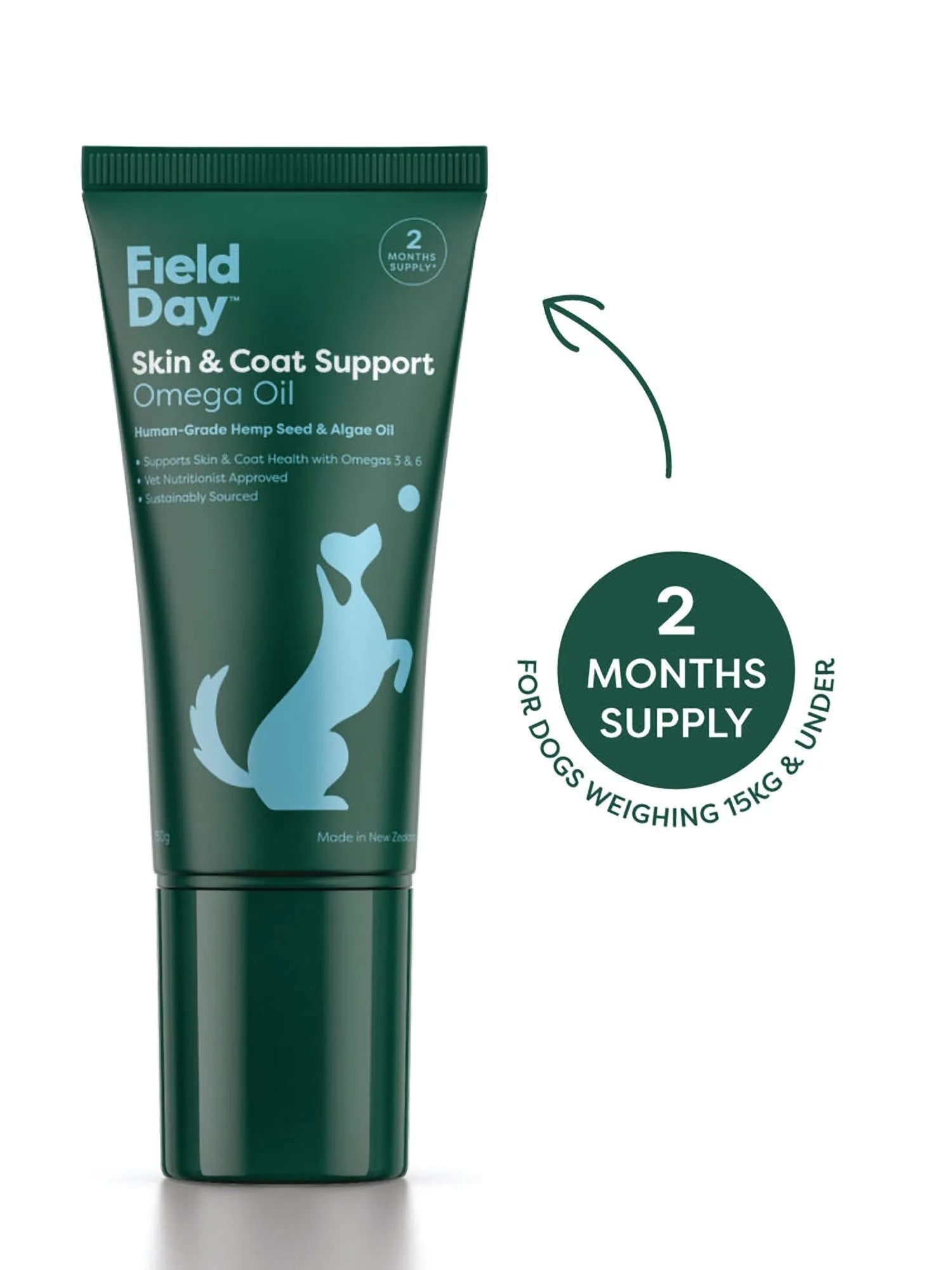 Field Day Dog Skin & Coat Support Omega Oil 150g