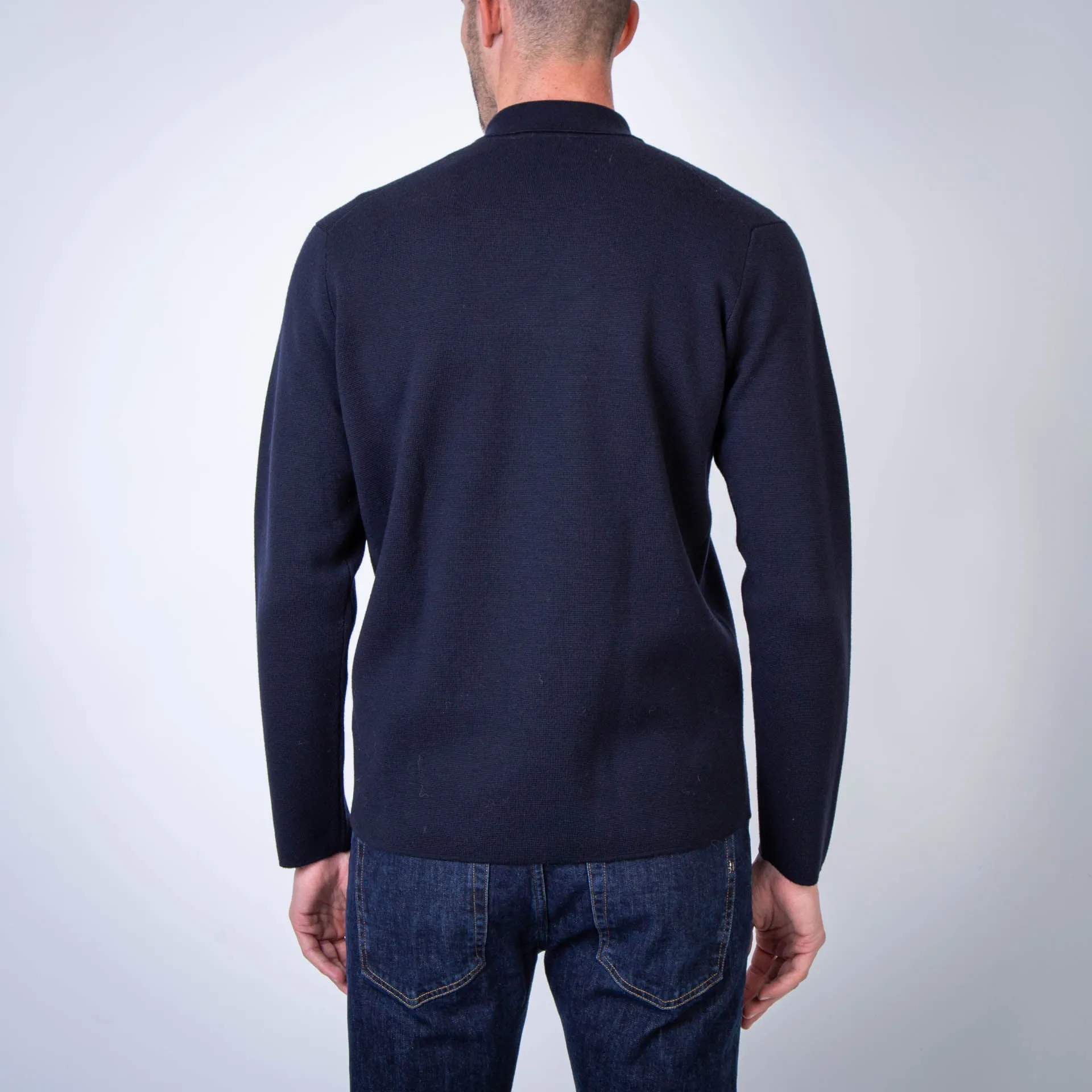 FILIPPO DE LAURENTIIS CARDIGAN FJMLT WM14M 890 BLUE