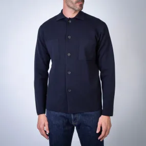 FILIPPO DE LAURENTIIS CARDIGAN FJMLT WM14M 890 BLUE
