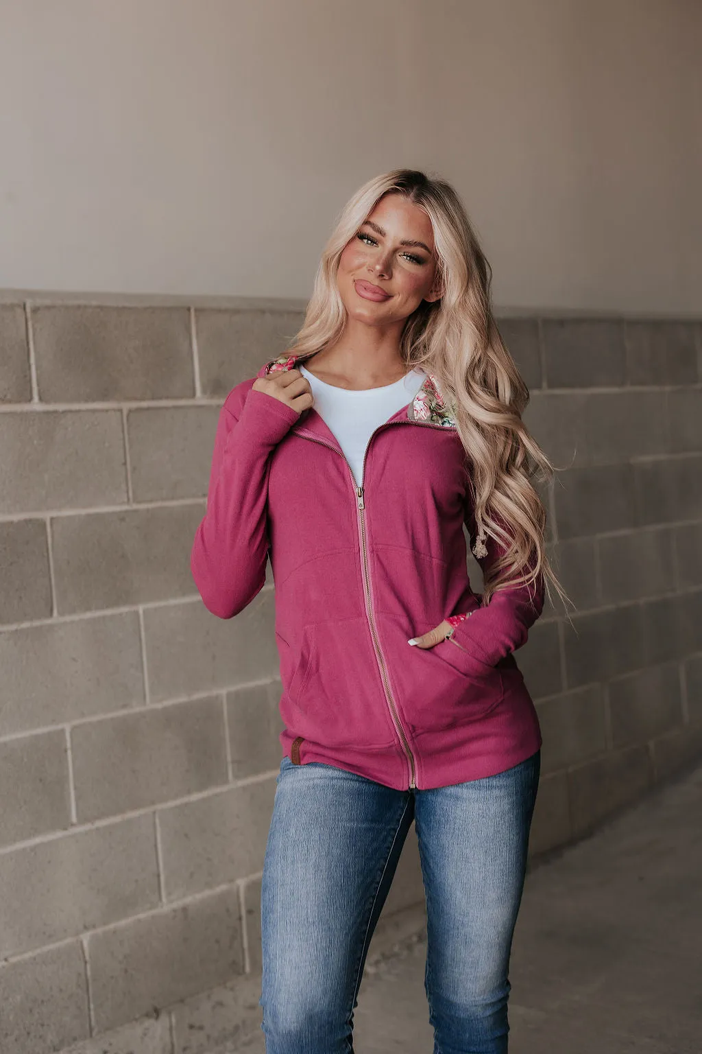 *FINAL SALE* FullZip Sweatshirt (Glow Girl)