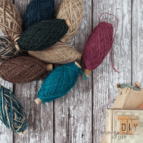Fine Tri Colour Flaxcord - Teal, Navy and Natural