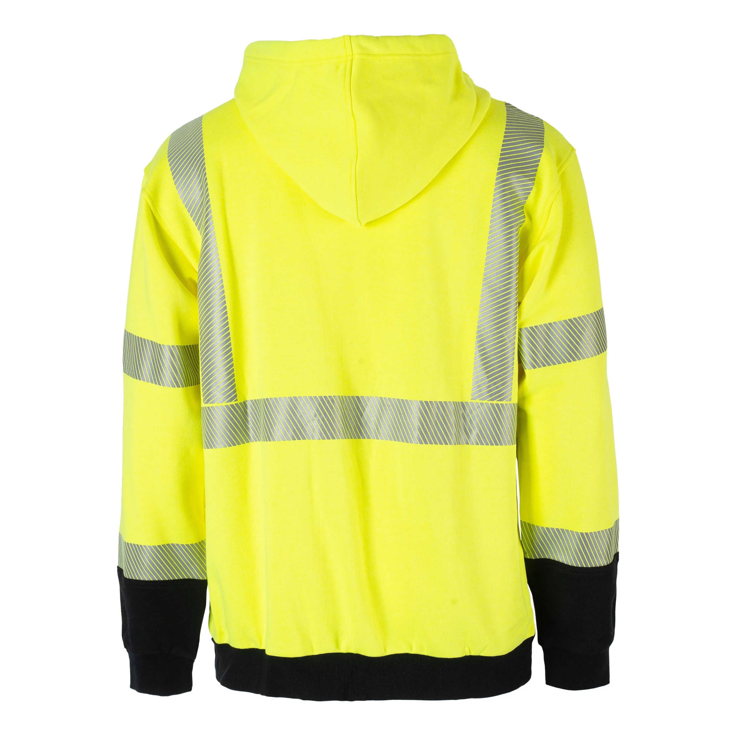 Flamesafe Workwear FR Flame Resistant Hi Vis Fleece Zip Hoodie Sweatshirt - CAT 2