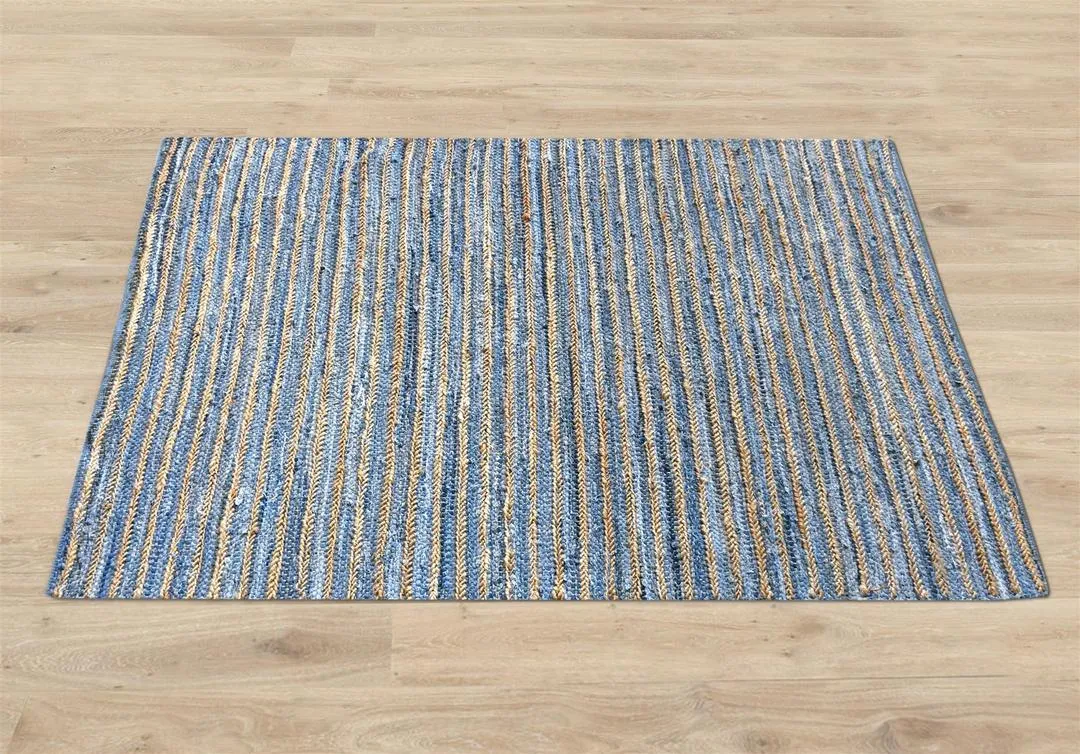 Folsom Recycled Denim & Hemp Rug