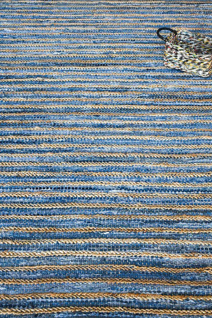 Folsom Recycled Denim & Hemp Rug