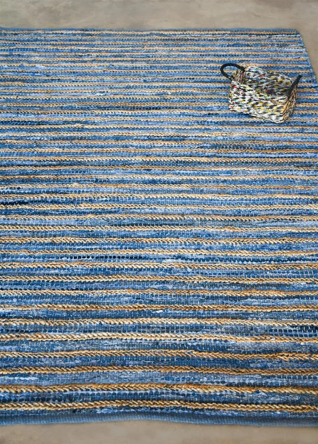 Folsom Recycled Denim & Hemp Rug