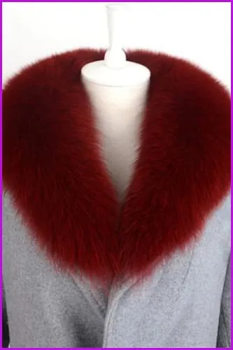 Fox Fur Collar Scarf DO1234