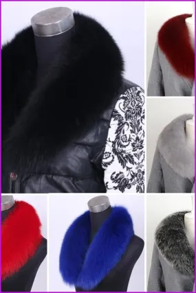 Fox Fur Collar Scarf DO1234