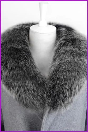 Fox Fur Collar Scarf DO1234
