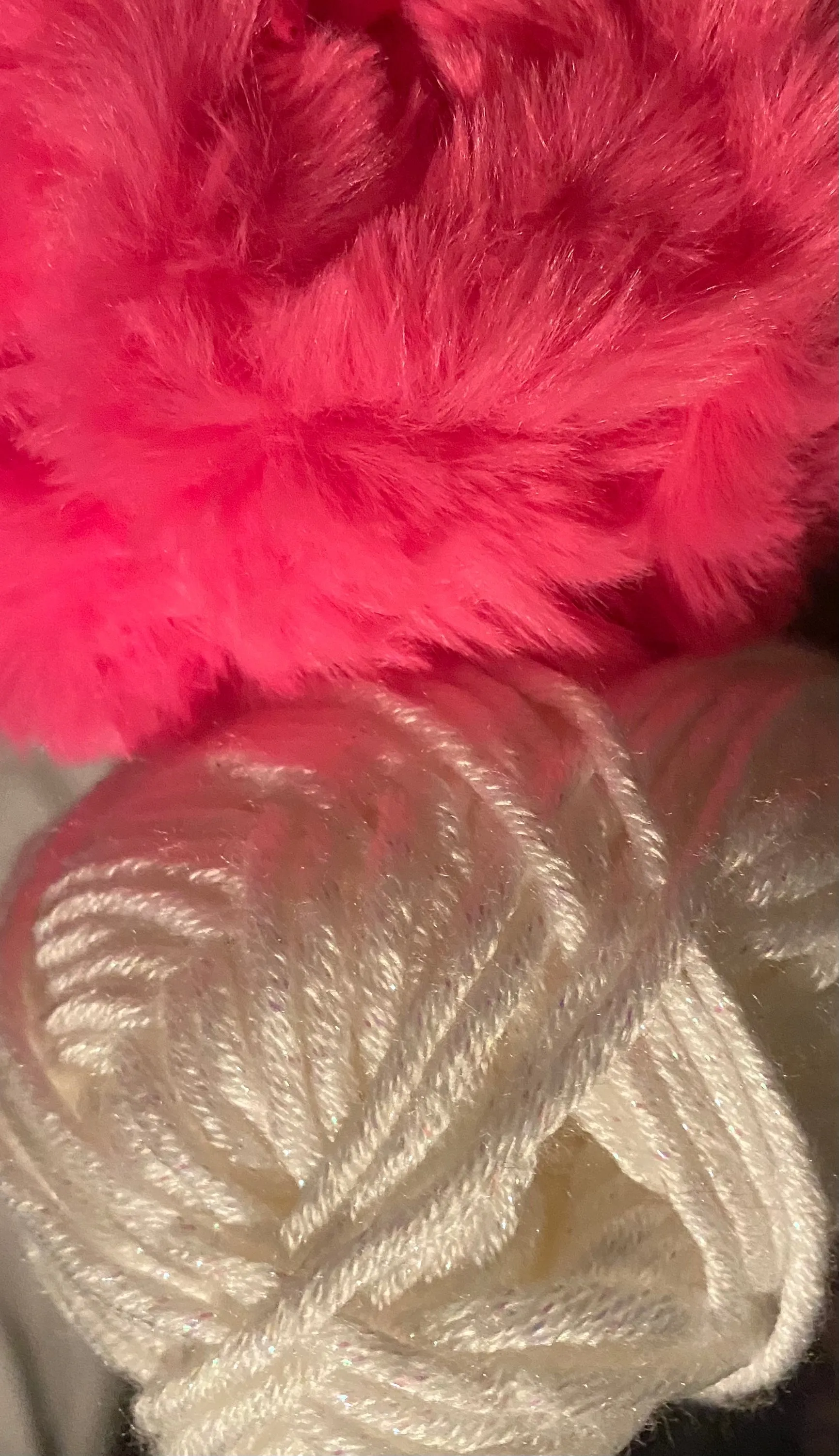 Fur trim socks