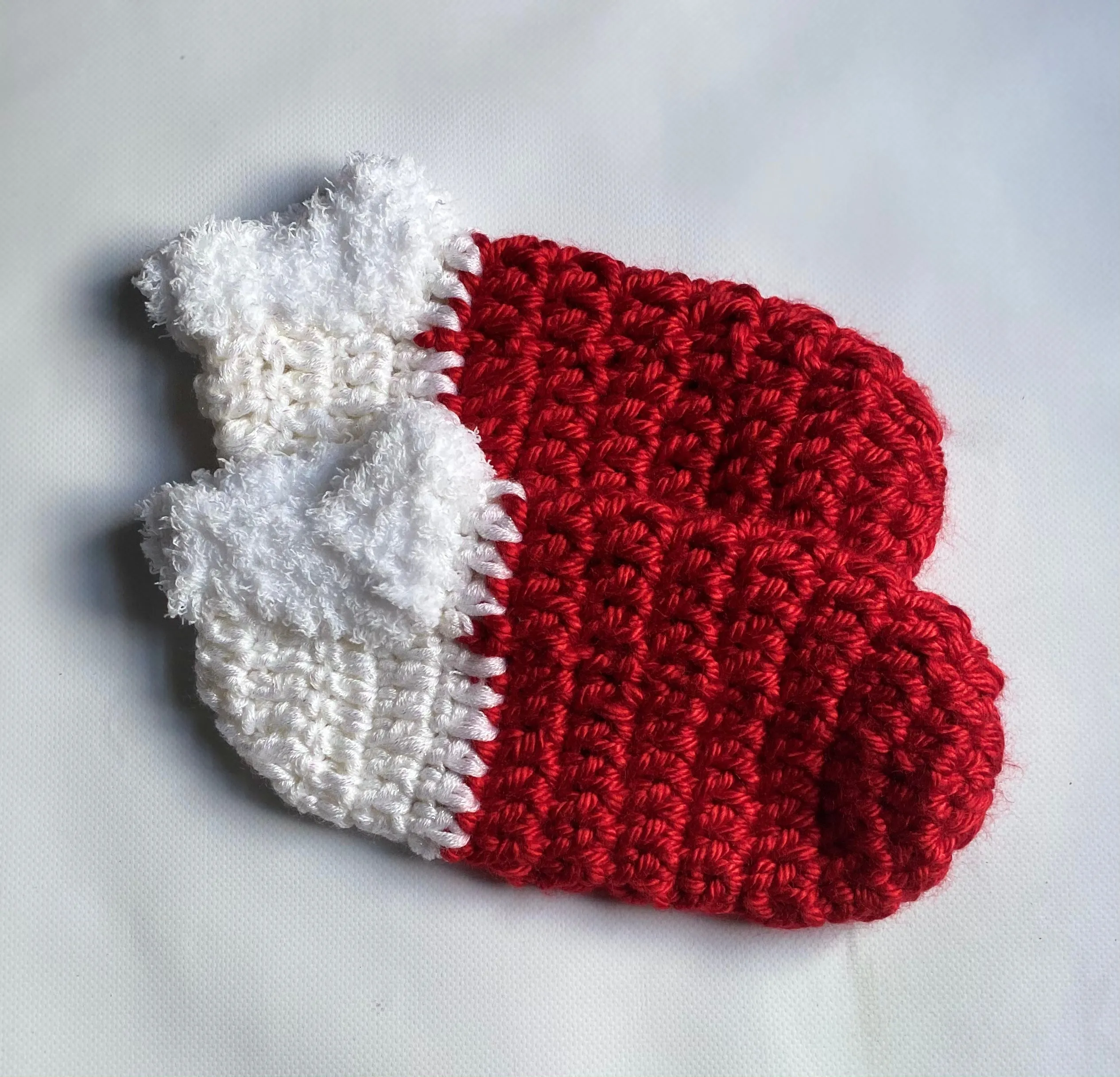 Fur trim socks