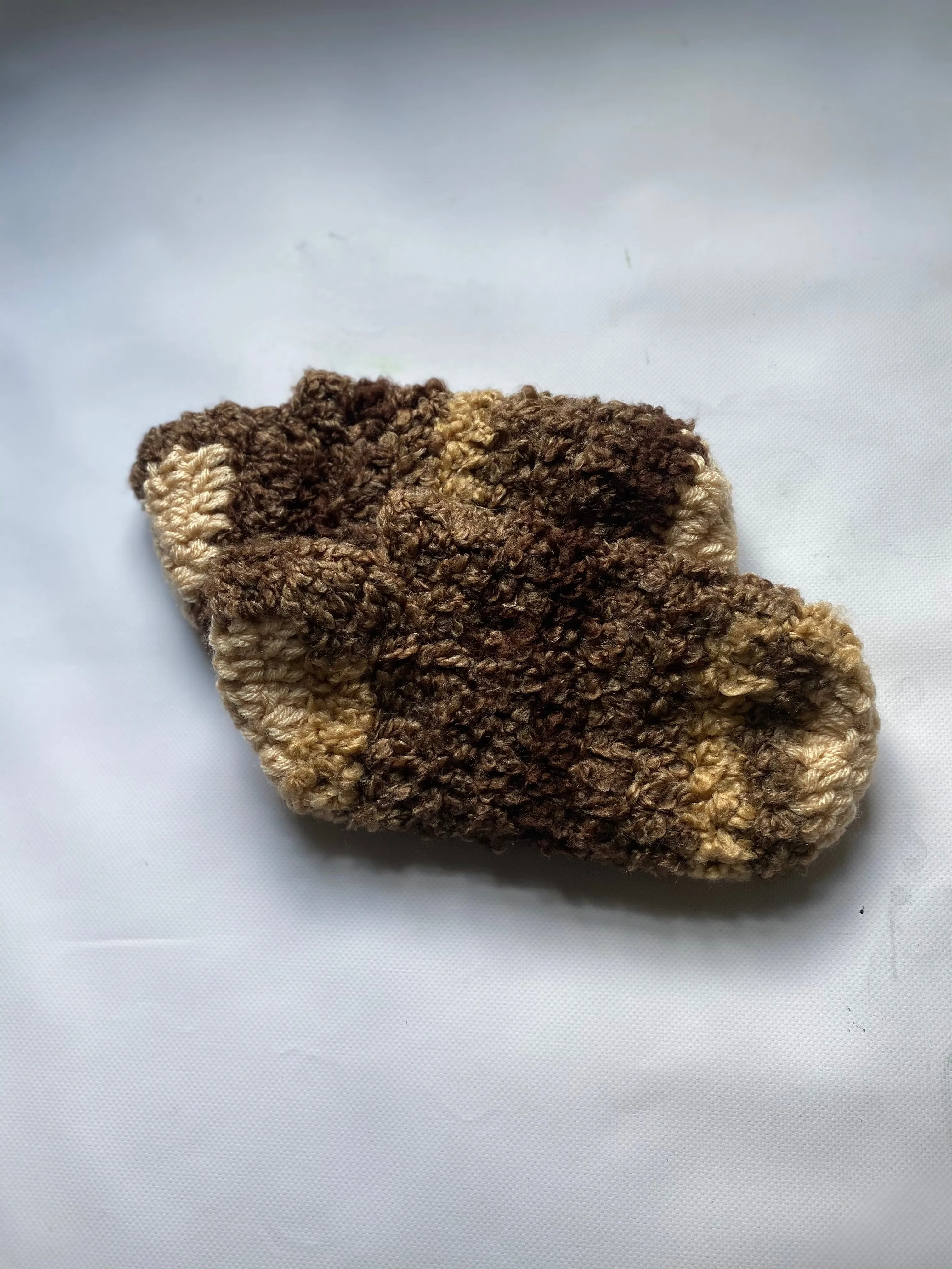 Fur trim socks