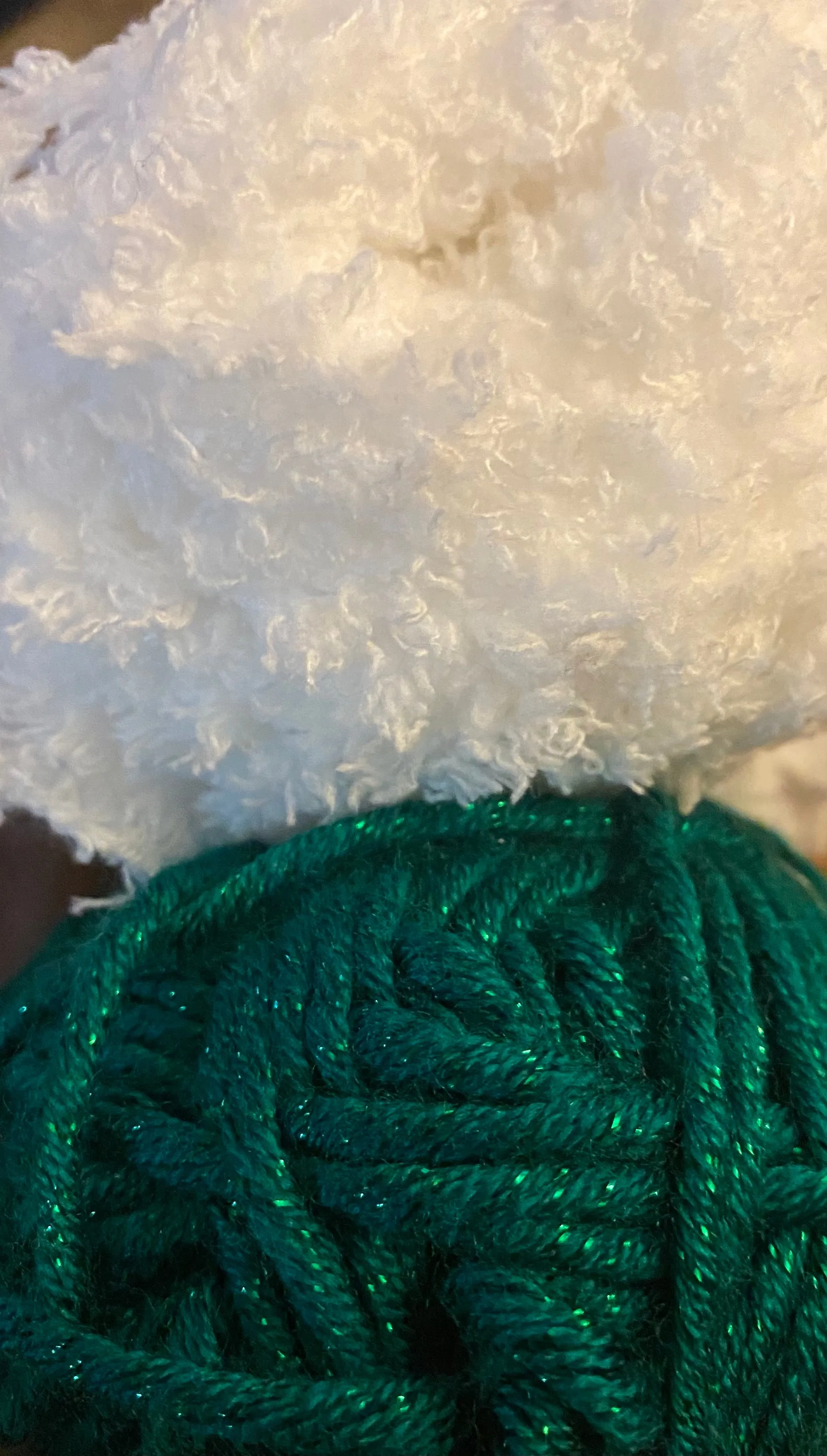 Fur trim socks