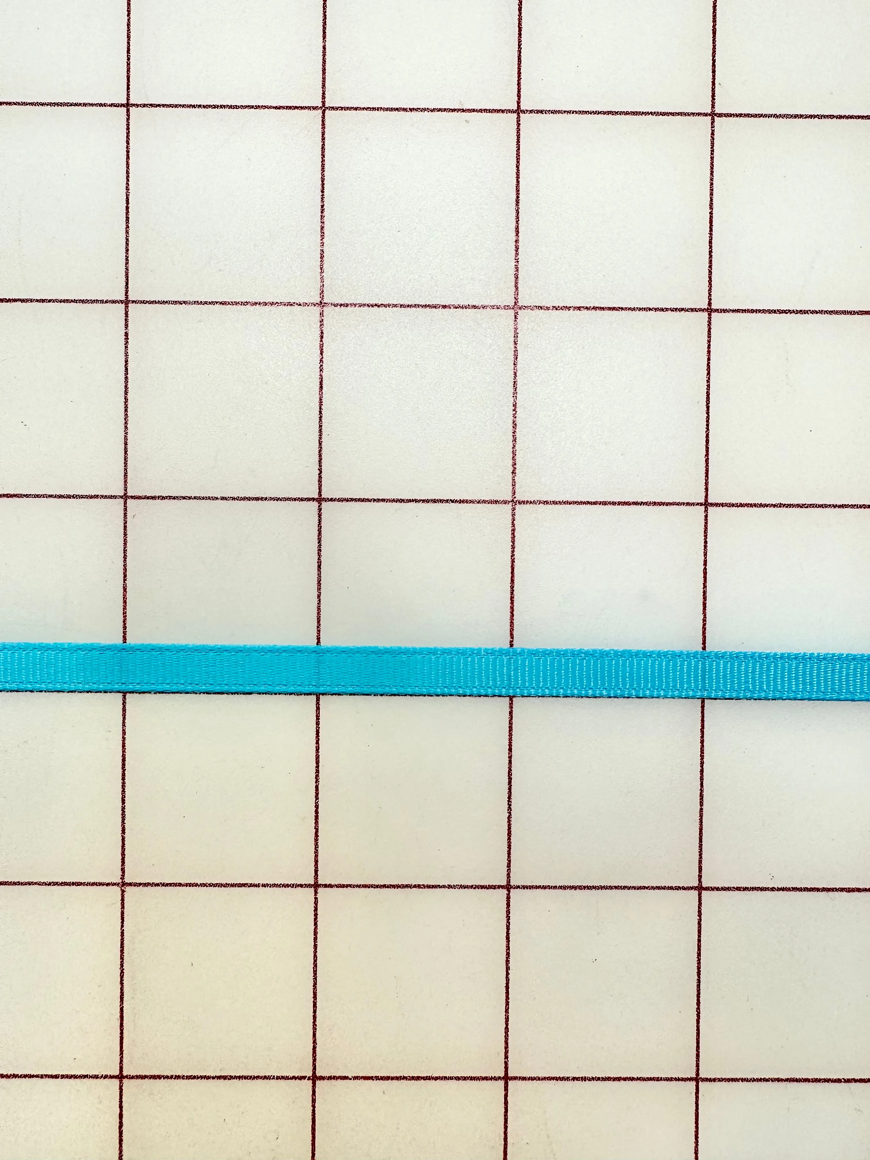 Grosgrain Ribbon - 1/4-inch Mystic Blue (Turquoise)