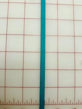 Grosgrain Ribbon - 1/4-inch Teal