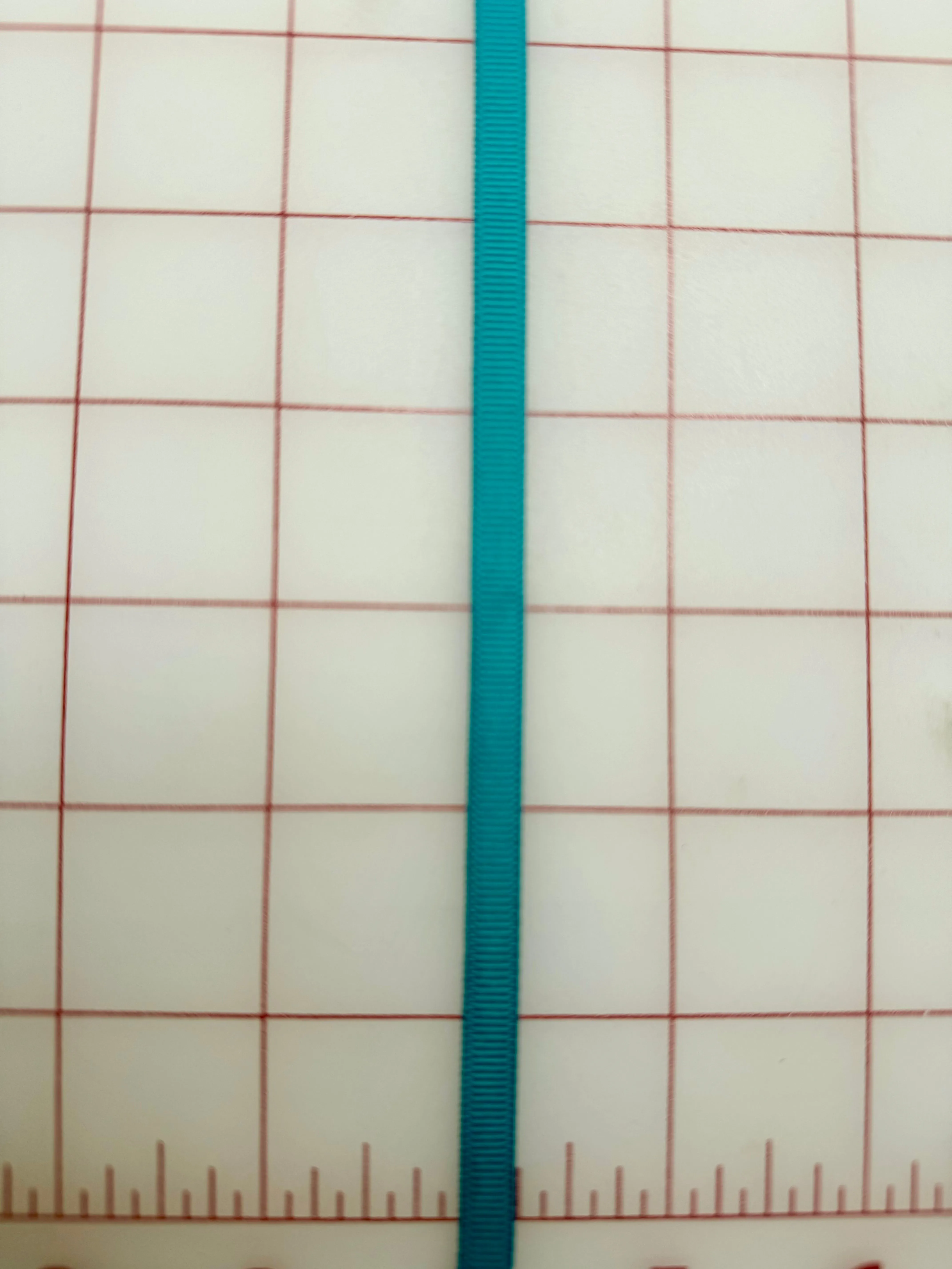 Grosgrain Ribbon - 1/4-inch Teal