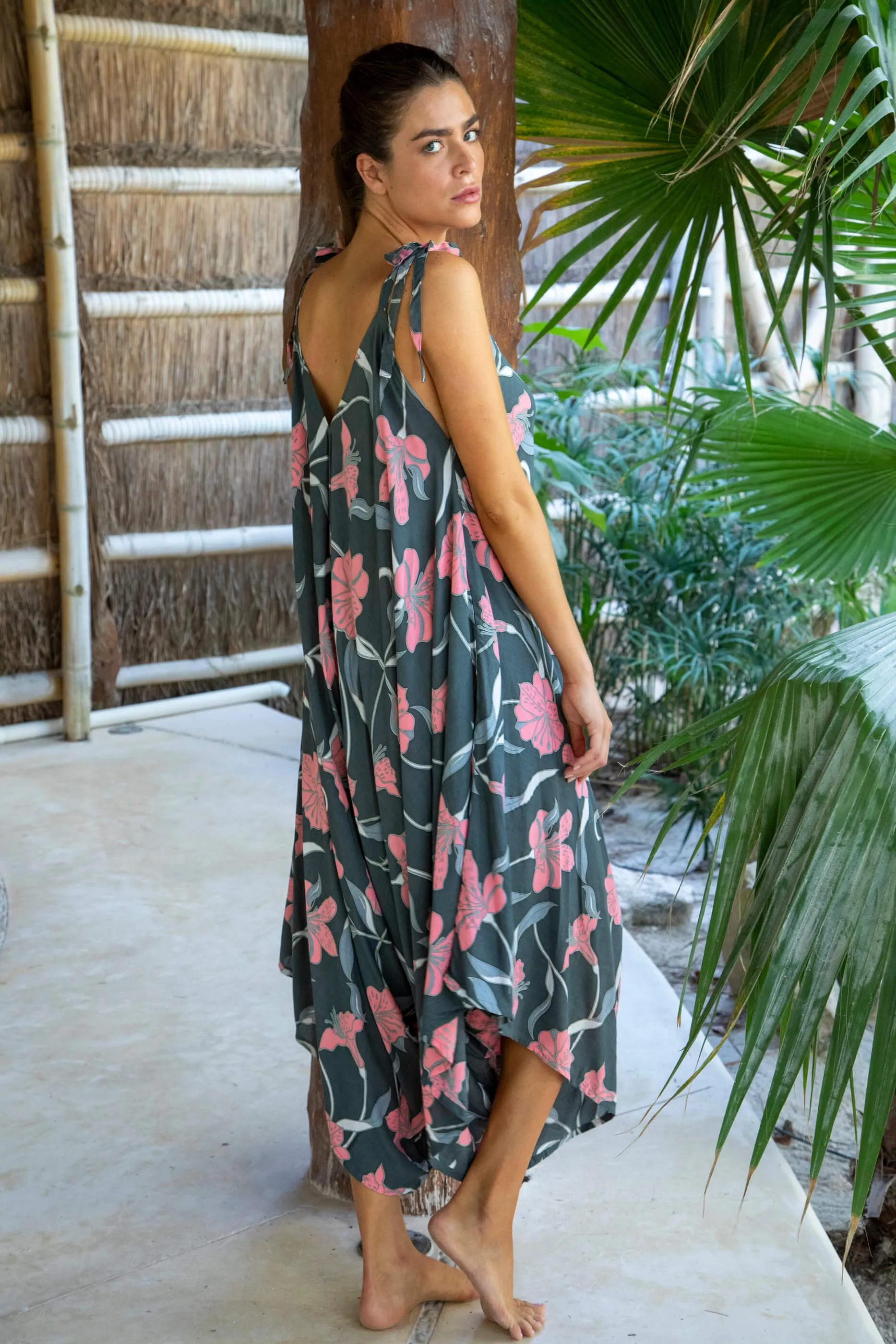 Gypsy Jumpsuit in Premium Palawan Grey