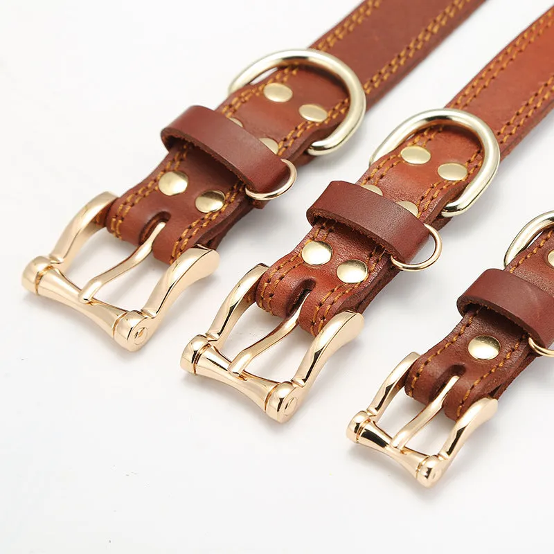 Handmade Leather Leather Dog Collar
