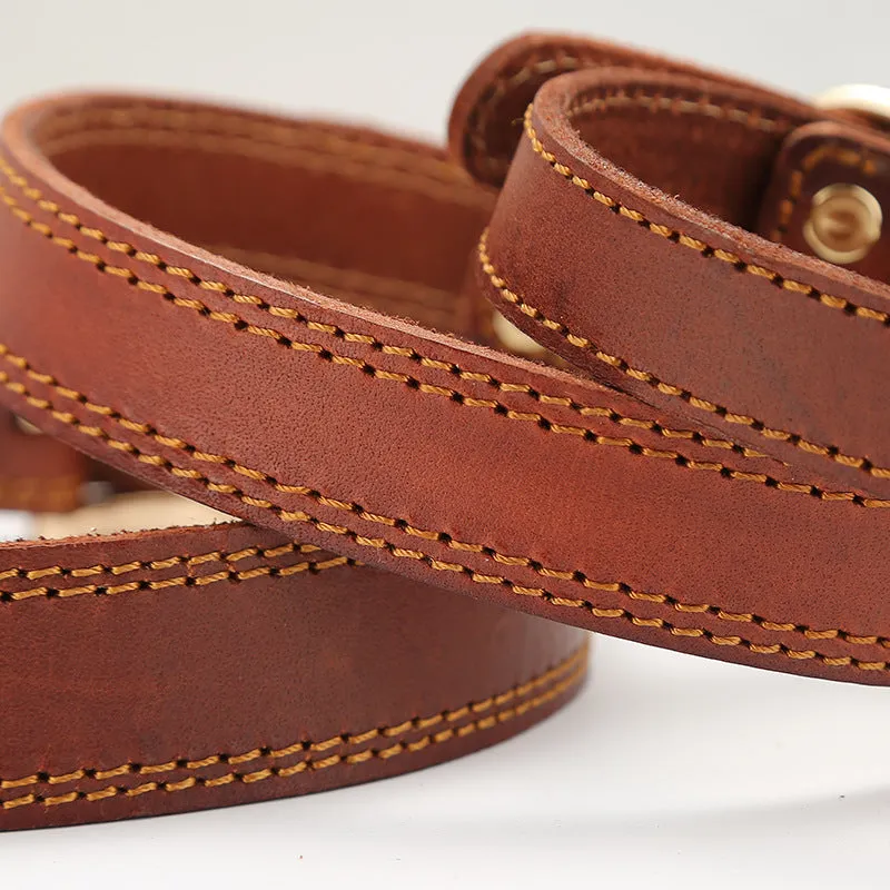 Handmade Leather Leather Dog Collar