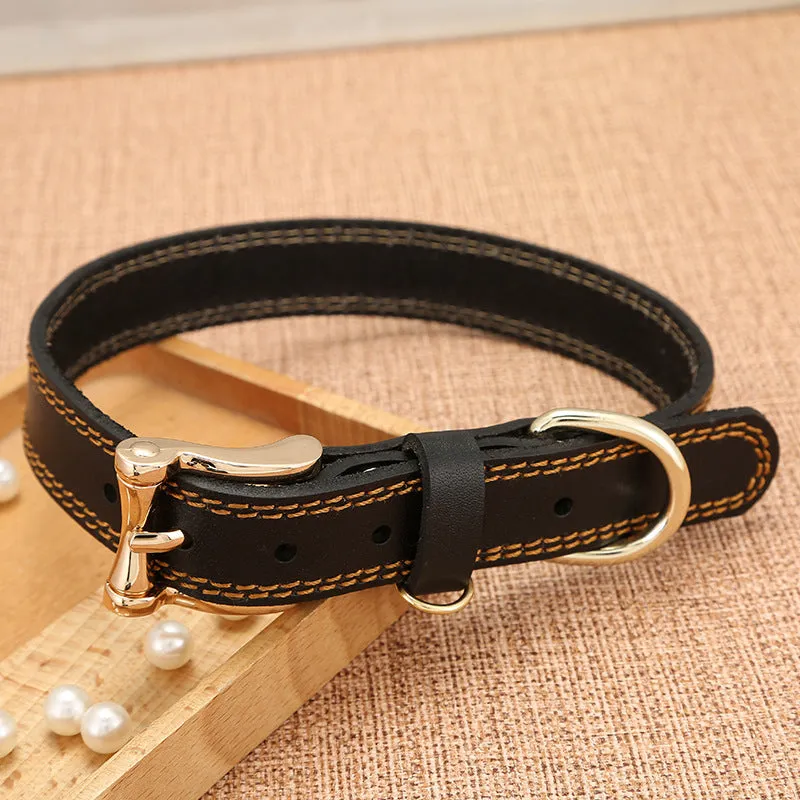 Handmade Leather Leather Dog Collar