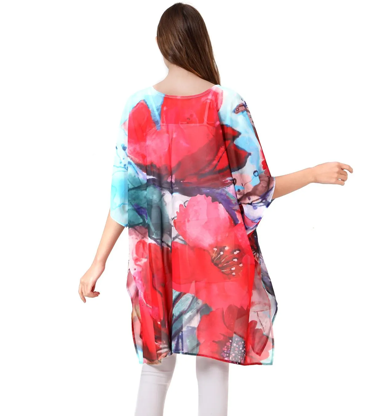 JC061915 Lotus V-Neck Tunic