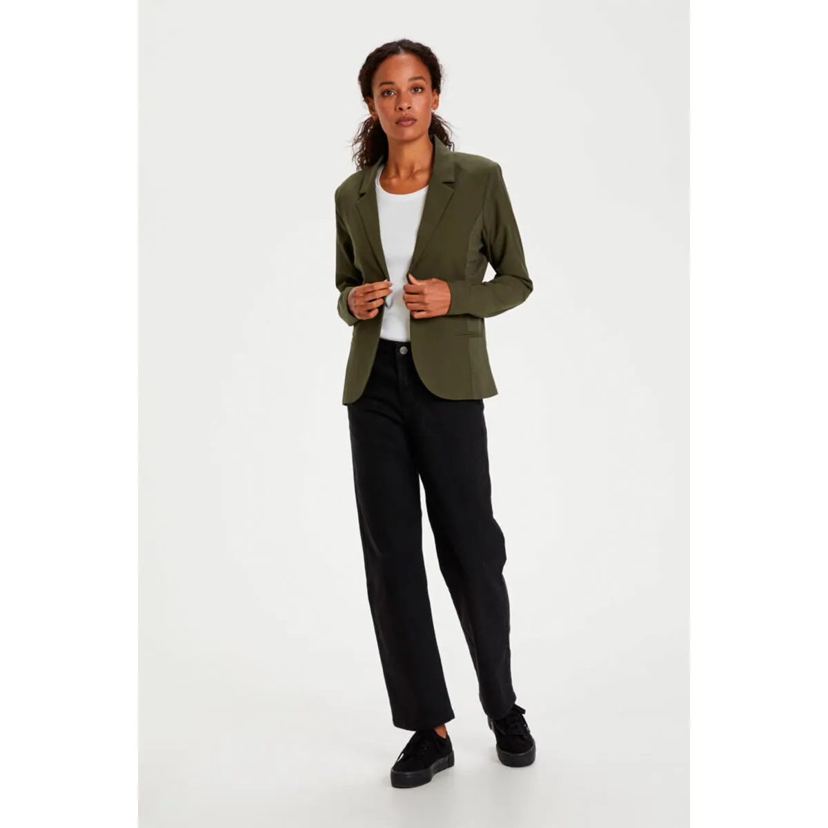 Jillian blazer grape leaf