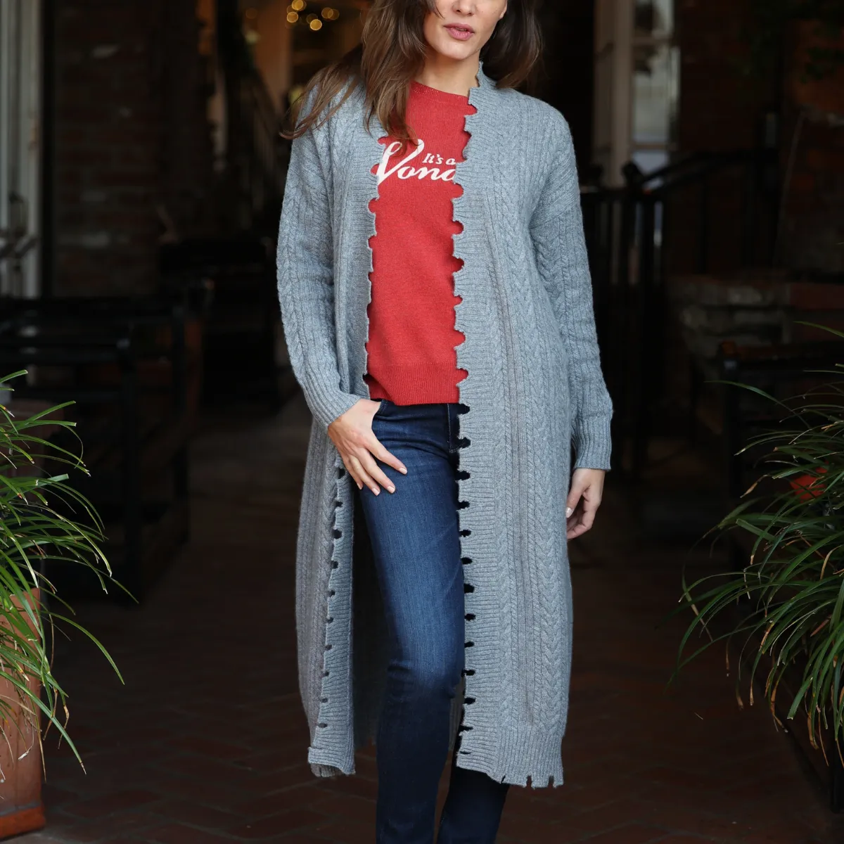JULIETA LONG CARDIGAN