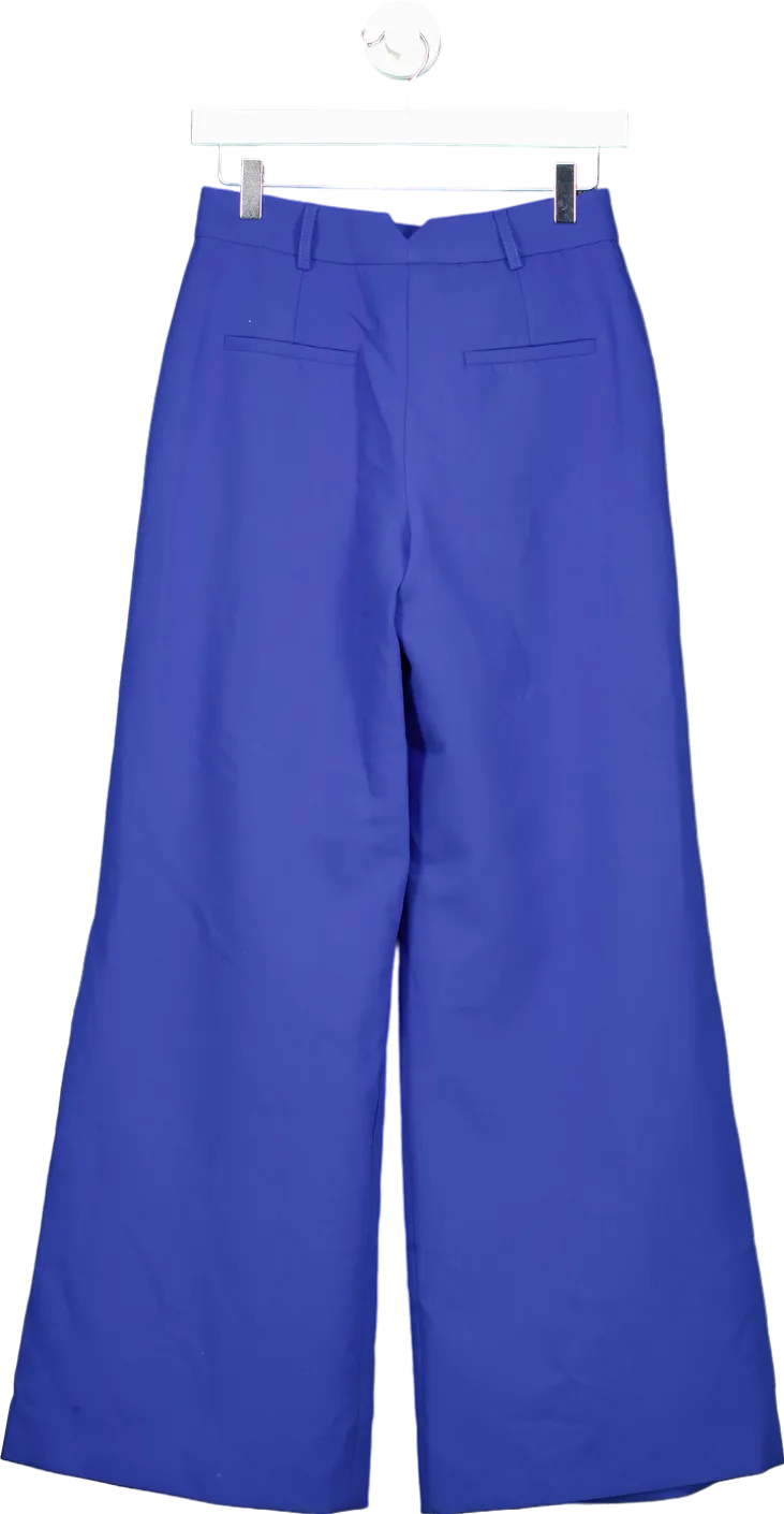 Karen Millen Blue Wide Leg Trousers UK 6