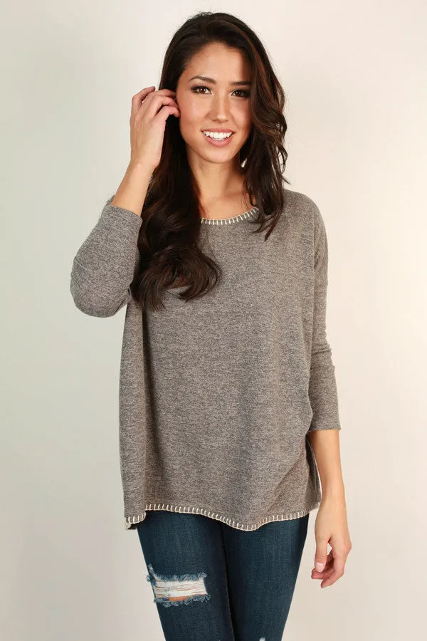 Kiss Me Good Morning Tunic Sweater