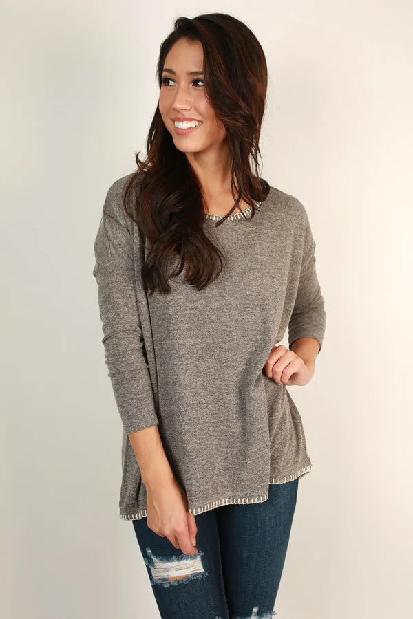 Kiss Me Good Morning Tunic Sweater
