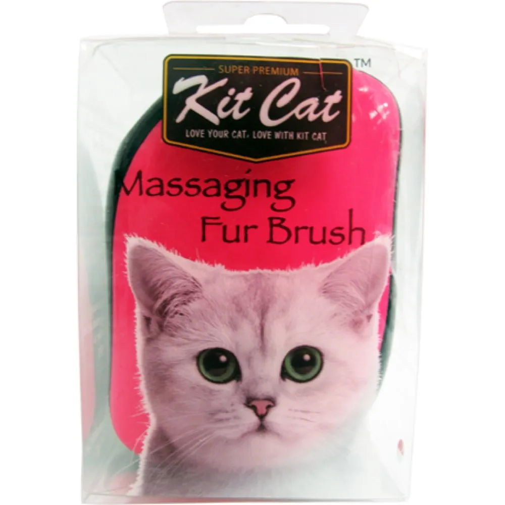 Kit Cat Massaging Fur Brush