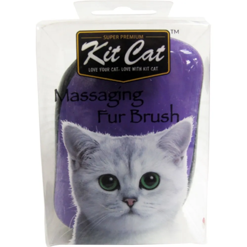 Kit Cat Massaging Fur Brush