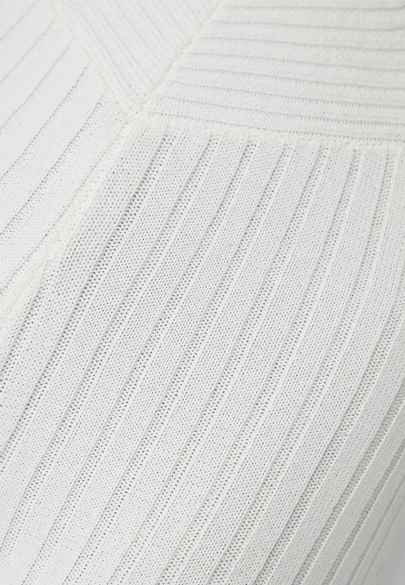 Knitted Backless Jumpsuit - Off White