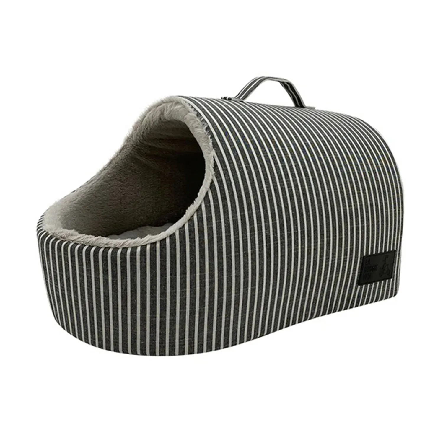 La Doggie Vita Hamptons Stripe Hideaway Cat Dome