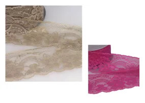 Lace Trim - Gentle Floral ( 7cm/70mm)